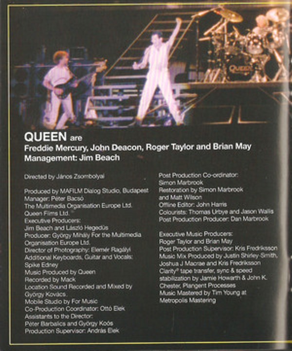 Queen  Hungarian Rhapsody; Live In Budapest : Booklet14